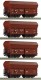 66052 Roco Set of 4 high capacity hopper cars